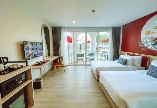 호텔 미드타운 라트사다의 모던한 객실 인테리어