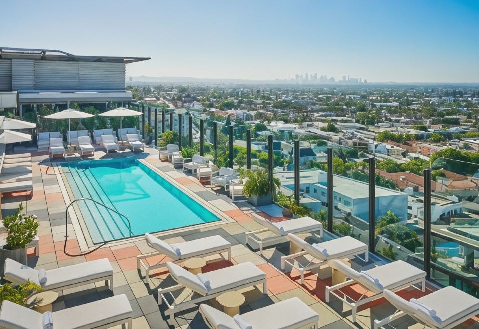 펜드리 웨스트 할리우드 루프탑 수영장