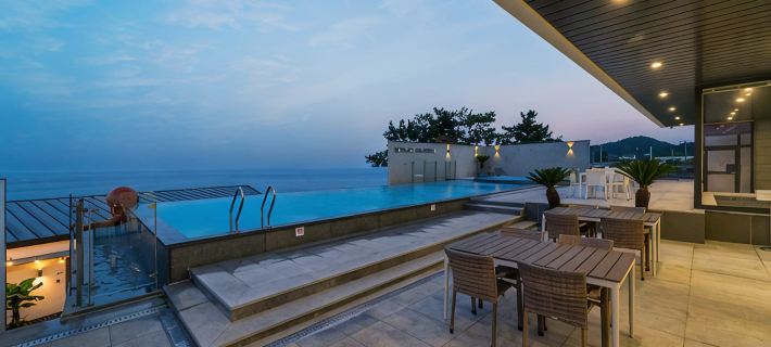 Pohang Red House Ocean Hills Pension Hotels in Pohang