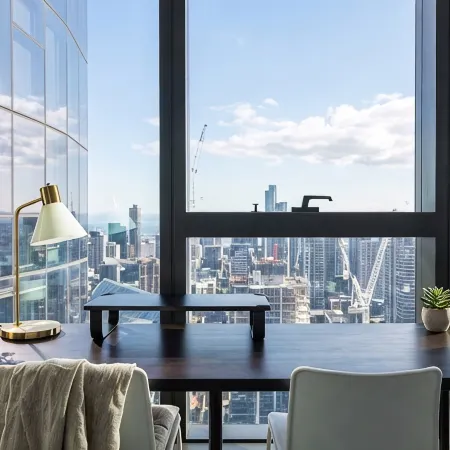 Melbourne Central Luxury Sky Sunset BayView Apartment