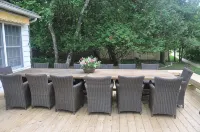 Sunsets,140' on Torch Lk,Lg Dock,Hot Tub,Tennis/Pickle Crt,Kayaks,Play/swing set - 4 stjerner