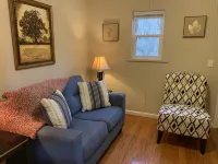 Charming house with a large fenced lot in a central location