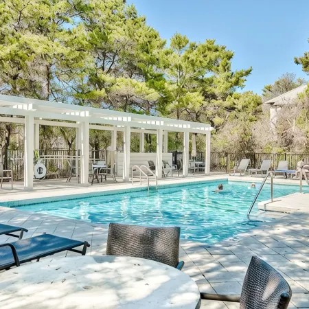 30A Beach Bungalow in Inlet: Steps from Sea, Pool with Golf Cart & Cruiser Bikes