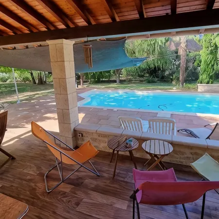 Maison Style Landais Climatisée. Piscine Privée. Parc. Idéal Pour Familles