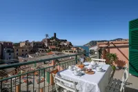 Casa Colomba in Vernazza Cinque Terre private apartment terrace with sea view - balcone
