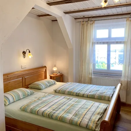 Villa Rosengarten - Holiday apartment with sea view in the old town of Sassnitz