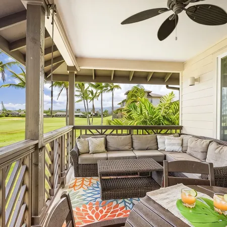 Luxury condo with central A/C and golf and ocean views