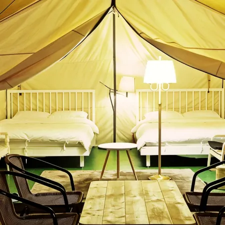 Jecheon Cheongpung World Nice Glamping Отели рядом с достопримечательностью «Храм Чонбанса»