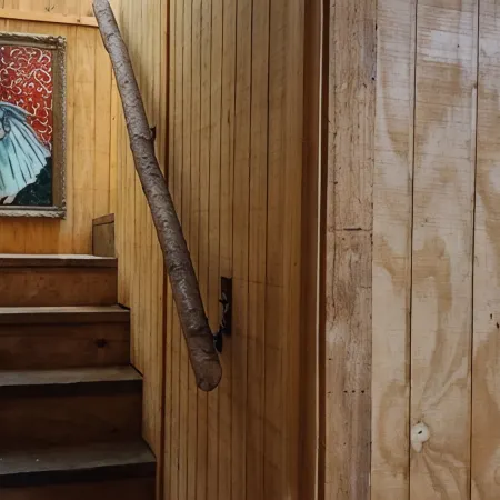 Rustic Western Bath House in East Texas Piney Woods, Honeymoon, Weddings, Venues