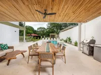 Gated + Lux +New Modern 4-BD Home in Playa Potrero – AC, WiFi & Steps to  Beach! Hotels in Potrero