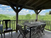 Driftless Log Cabin w/ Kickapoo Valley View