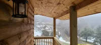 Cedar Lodge, serene all wood escape in Blue Ridge - Alphydda