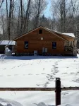NEW ADIRONDACK LUXURY CABIN WITH YEAR-ROUND HEATED PLUNGE POOL