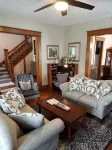 Charming historical 4 bd & 3 full ba home in Terre Haute with WiFi, AC & parking