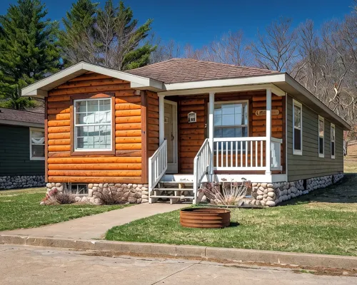 The Loon Cabin at the Riviera Resort in Neillsville, Wisconsin! Hotels in Dewhurst