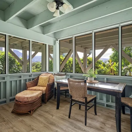 Paradise at Prettyville Kauai, Waterfall & Ocean View, AC, Sleep 8-10, BigAloha