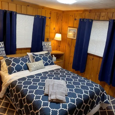 House is located on Lake Huron with a private beach