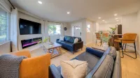 Folsom Old Town Escape II - King Bed, A/C, Laundry, Trails, Walk to Sutter St - 3-Star