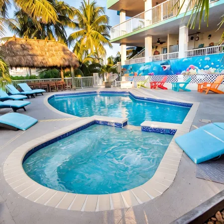 Beach House, Waterfront, Sombrero Beach, Florida Keys Rental, Private Pool, Dock