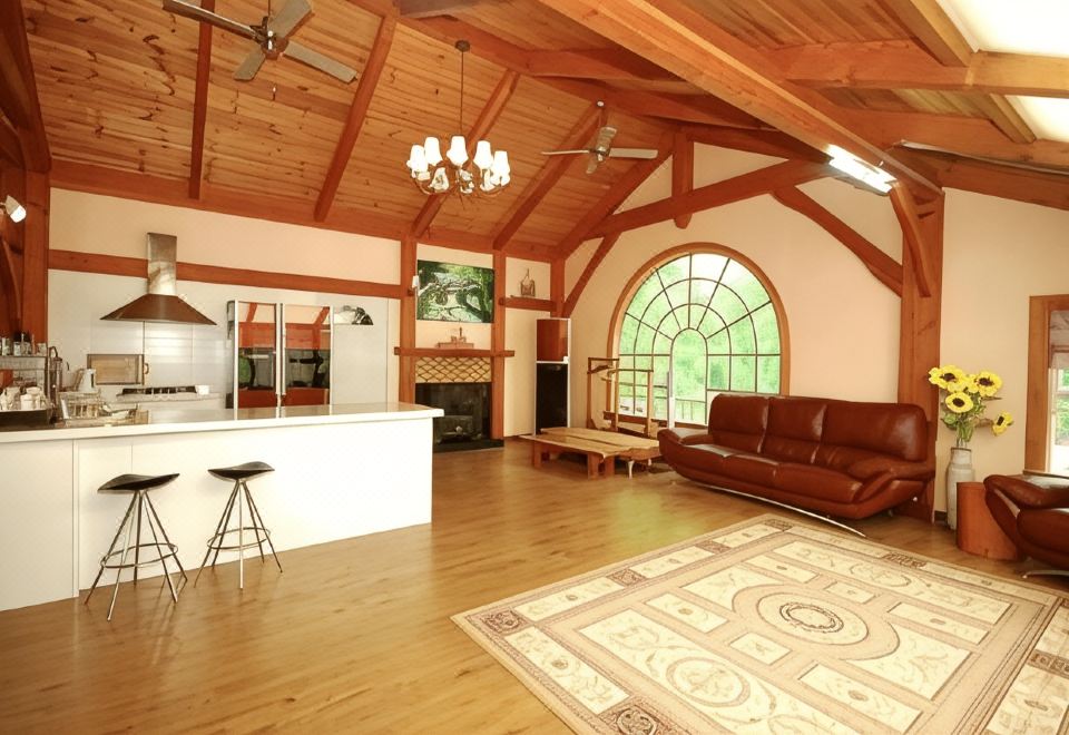 평창 숲속작은마을 숙소 주변 산책로 이미지