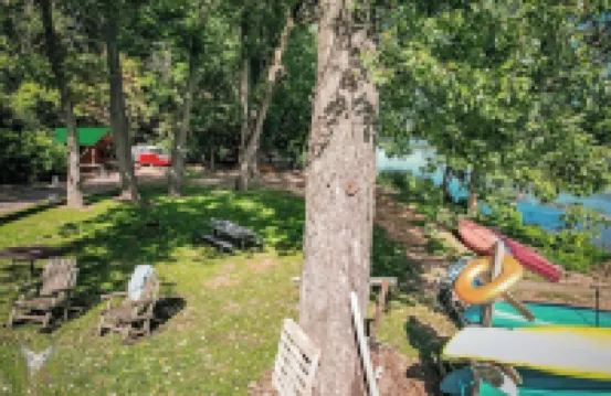 VW Bus Campsite & Very Small Cabin on the Water!