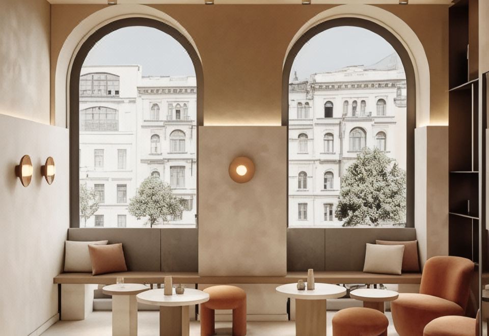 하우스 오브 블레의 모던한 객실 내부