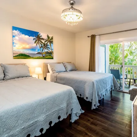 Boutique Condo with Contemporary Art: Steps from Scenic Poipu Beach Trail.