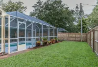 🍹🌞Relaxing Heated Pool!Beautiful Patio,Pet Friendly,Fenced Area, Near Beaches! - 4-Star