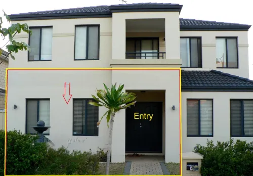 Master retreat at Private Estate Near Perth City