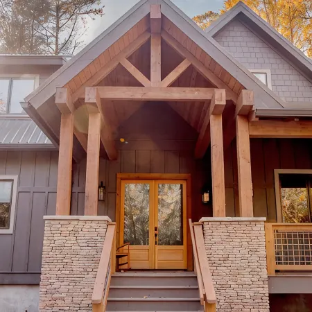 Glen Falls Cabin, 3 Private Suites, 2 Fireplaces, Fire Pit, Pets Welcome