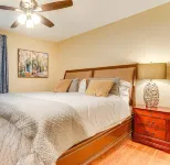 Cozy 2Br  Condo with Pool Bike-Trail Near Lake Beach Fireplace Safe Community