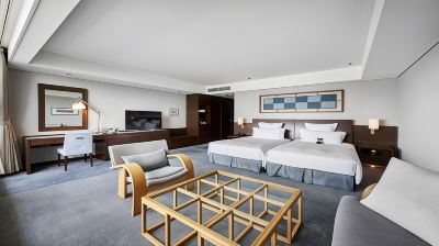 ハリウッドラグジュアリーツインルーム(テラス) ベラビスタ スパ&マリーナ尾道の写真