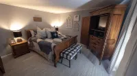 Lakeside Landing is on the Water with Beautiful Views and a Large Deck.