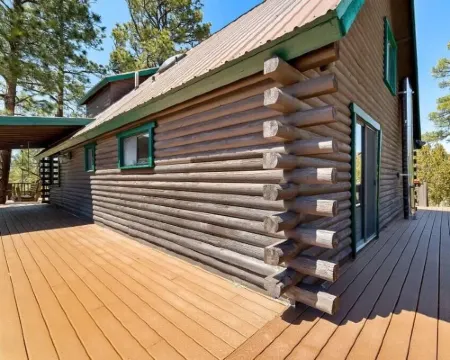 The Treehouse a 4-bedroom log cabin on 3 acres in Heber-Overgaard Hotels in Heber