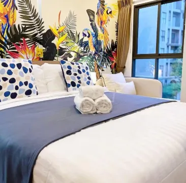 ห้องซูพีเรียร์ เตียงใหญ่ 1 เตียง วิวสวน