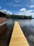 Charming 2-bedroom cabin on the water! Featuring boathouse and dock Saranac Lake