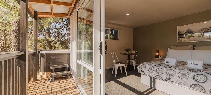 Tekapo Comet Studio - Hot tub and Starry Skies โรงแรมในเลคเทคาโป