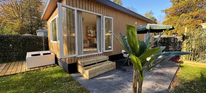 Forest view holiday house with private jacuzzi Hotel di Hoenderloo