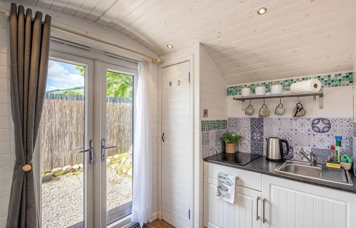 Hideaway pod near Loch Ness for a tranquil retreat, with private garden
