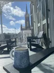 Stunning 3 BR/3 BA loft apartment w/balcony overlooking historic downtown!