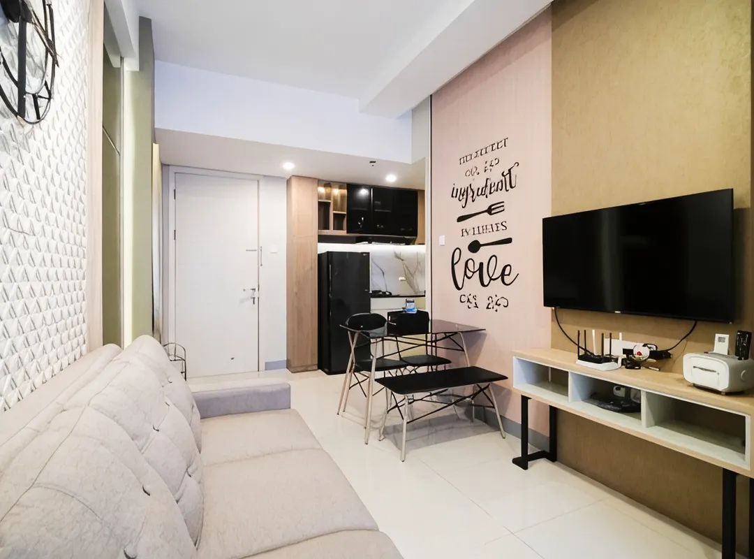 Simple 2br Connected To Mall At Anderson Supermall Mansion Apartment By Travelio - Surabaya