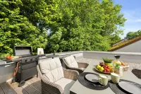Flussperle Miesbach | Dream vacation apartment with river view and roof terrace - Wifi
