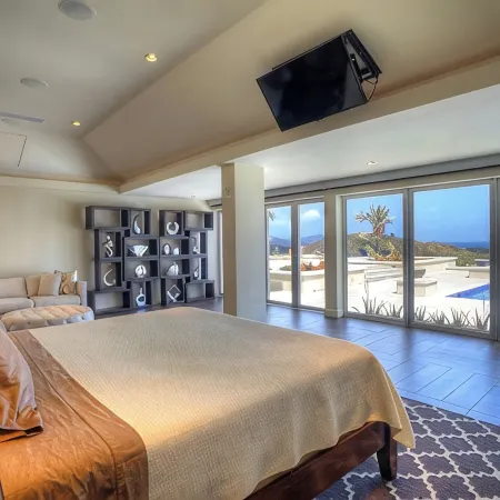 Beautiful 7.7 acre estate with a huge home and stunning views of the Caribbean