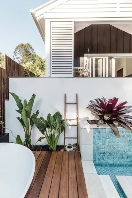 Exclusive use boutique luxury holiday residence with outdoor bath