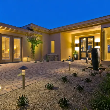 Stunning Contemporary Estate on PGA West w/Spectacular Lake Views Pool & Spa