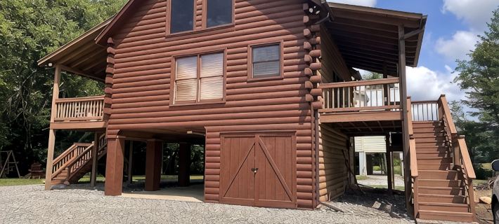 River Front Log Cabin- Hot Tub-Tubing on the River, Pet Friendly. ユニオンのホテル