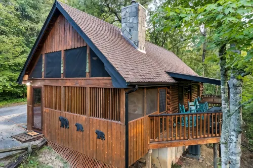 Romantic Hideaway: Near Dollywood & Outlets Intimate, Fireplace, Private Hot Tub - Boutique