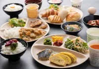 Super Hotel Shiga Nagahama Tennen Onsen - breakfast
