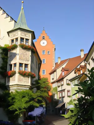 Mittelalterhotel-Gästehaus Rauchfang Hotele w: Meersburg