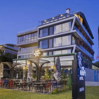 لاكي مونكي هوتل Hotels near المئذنة المزينة